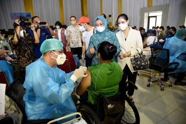 TP PKK Sumut Gelar Vaksinasi Massal untuk Disabilitas